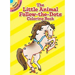 Little Animal Follow-the-Dots Coloring Book