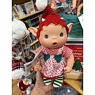 Christmas Elf Baby Lizzi - Flowered Dress