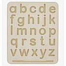 Wooden Tracing Board - Lowercase Alphabet