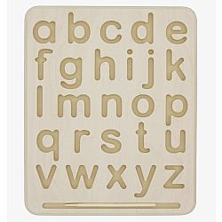 Wooden Tracing Board - Lowercase Alphabet