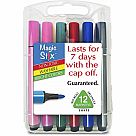 Magic Stix 12-Color Marker Set - Won't Dry Out!