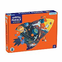 300 Piece Shaped Puzzle, Outer Space