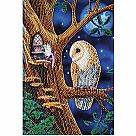 Crystal Art Notebook Kit, Owl and Fairy Tree