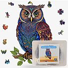 Enchanting Owl Wooden Jigsaw Puzzle - Small