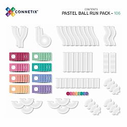 Connetix Pastel Ball Run Pack - 106 Pieces