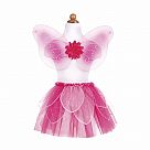 Bright Pink Tutu and Wings Set