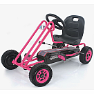 Hauck Lightning Pink Pedal Go-Kart - Pickup Only