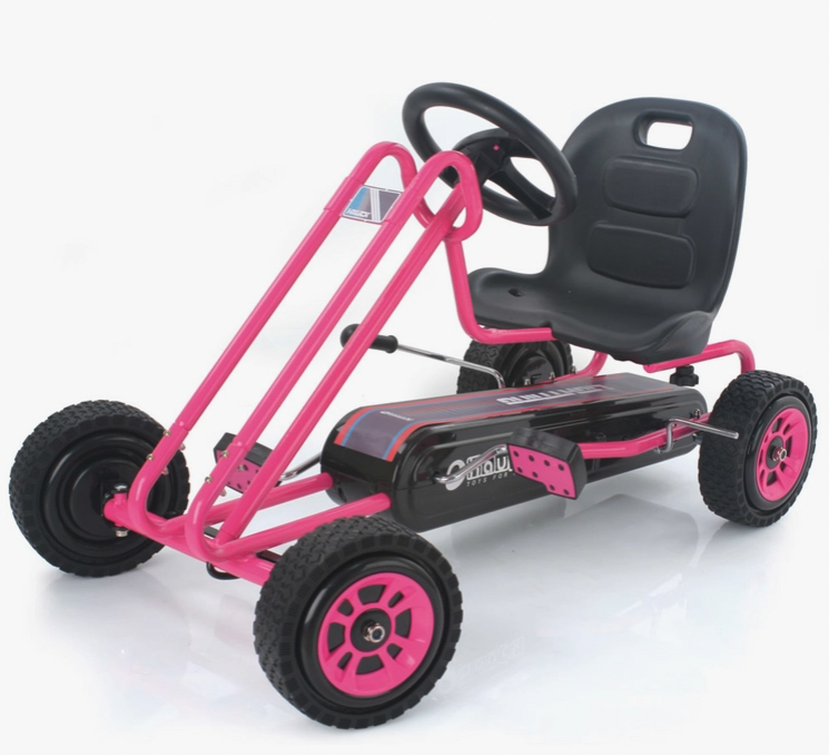 Hauck Lightning Pink Pedal Go-Kart - Pickup Only - Hauck