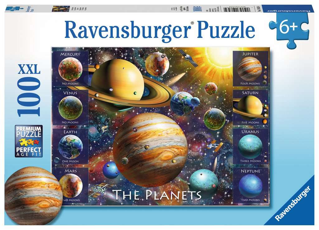 100 Piece Puzzle, The Planets - Ravensburger