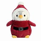 PomPom Penguin Santa - 7" Size