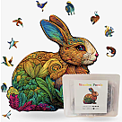 Lucky Rabbit Wooden Jigsaw Puzzle - Small