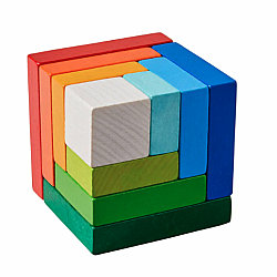 3D Rainbow Cube Arranging Game