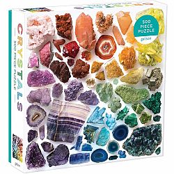 500 Piece Puzzle, Rainbow Crystals