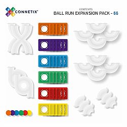 Connetix Rainbow Ball Run Expansion - 66 Pieces
