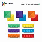 Connetix Rainbow Square Pack - 42 Pieces