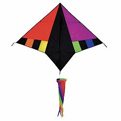 Rainbow Zephyr 60" Delta Kite - Pickup Only