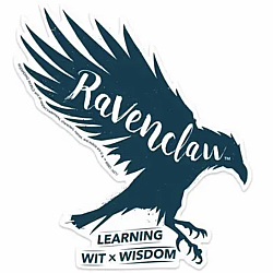 Ravenclaw Vinyl Sticker - Learning Wit Wisdom