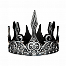 Medieval Crown, Silver/Black
