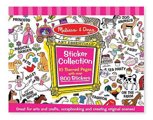 Fashion Sticker Collection 4190 Melissa & Doug Sticker Book Collection 