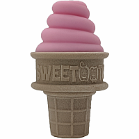 Baby Sweetooth Ice Cream Teether, Pink