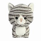 Grey Tabby Cat Stuffed Animal - 7"