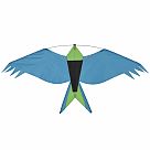 Teal Bird Silhouette Kite