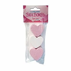 3-Pack Mini Heart Bath Bombs