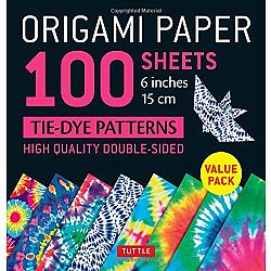 Origami Paper, Tie Dye (100 6" sheets)