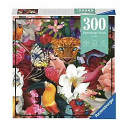 300 Piece Puzzle,Tropical Flowers (Puzzle Moments)