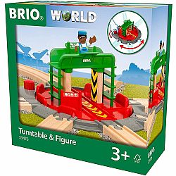 BRIO Train Turntable and Figure