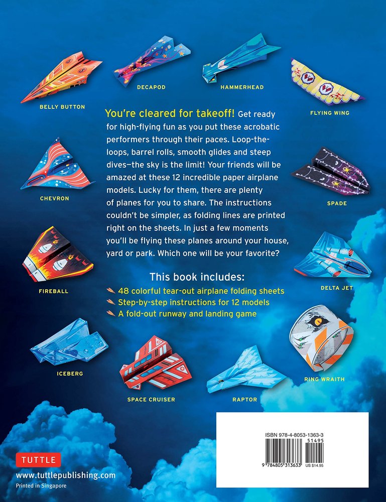 Paper Airplanes: For Kids (Ages 8-12) Ready to Fold and Fly Pa