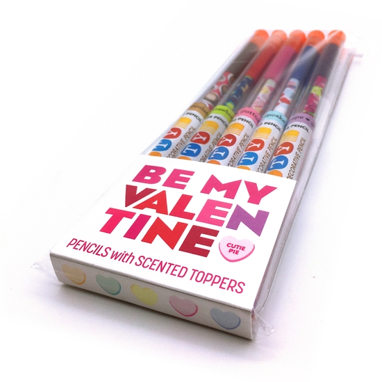 5-Pack of Valentine Scented Pencils - Snifty