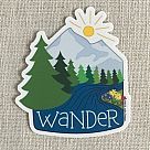 Wander Vinyl Sticker