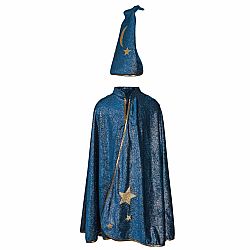 Starry Night Wizard Cape/Hat Set Size 5-6